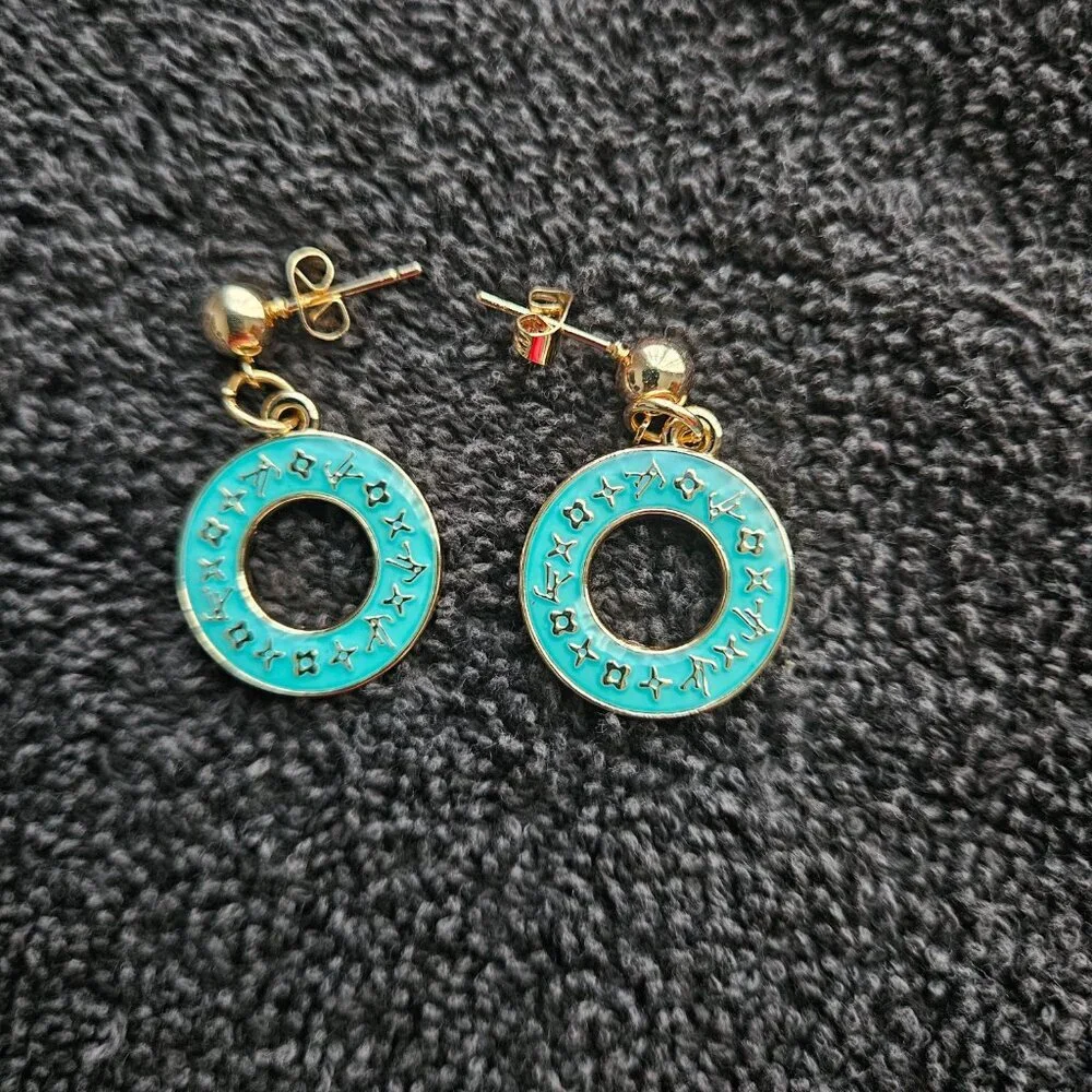 Small Donut Earrings - Picture 2 of 2